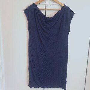 James Perse Sz 2 Navy Tunic Dress